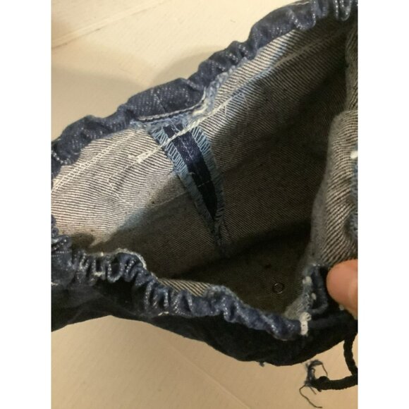 Vintage Teenage Mutant Ninja Turtles Denim Backpack 1991 - 16’’X13’’. Fabrini - Picture 10 of 16